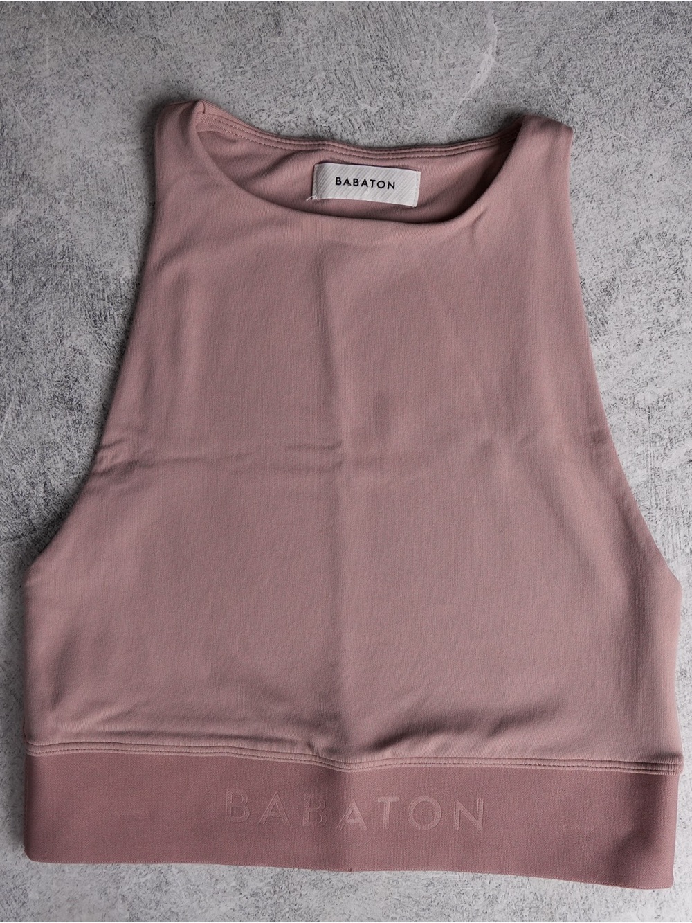 Aritzia Babaton High Neck Cropped Tank Top 2XS